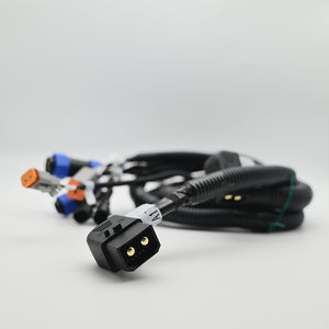 Integrated harness for large equipment